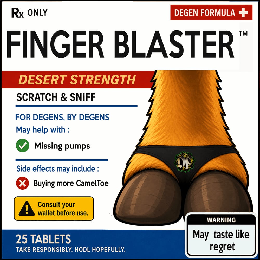 The Finger Blaster - $CamelToe scratchcard game
